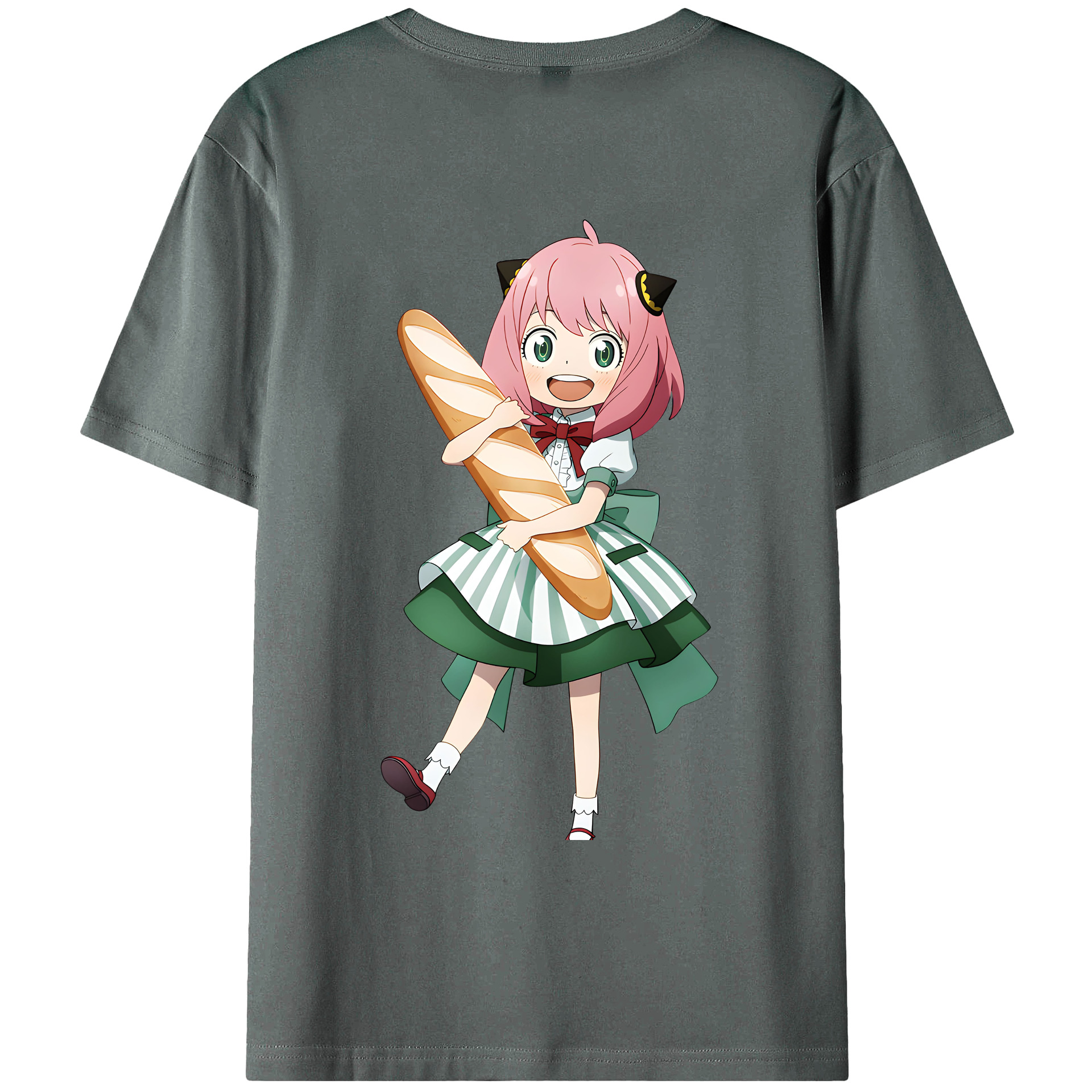 （画像用） SPY×FAMILY间谍家家酒 綿100％ メンズ半袖Tシャツ（バックプリント） 通気性